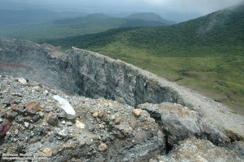 FOTO Rincón de la vieja : Vulkán Rincón de la vieja v Kostarice, Fotografie Rincón de la vieja : Vulkán Rincón de la vieja v Kostarice,