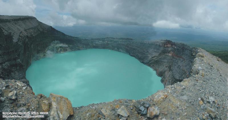 FOTO Rincón de la vieja: Vulkán Rincón de la vieja v Kostarice, Fotografie Rincón de la vieja: Vulkán Rincón de la vieja v Kostarice,