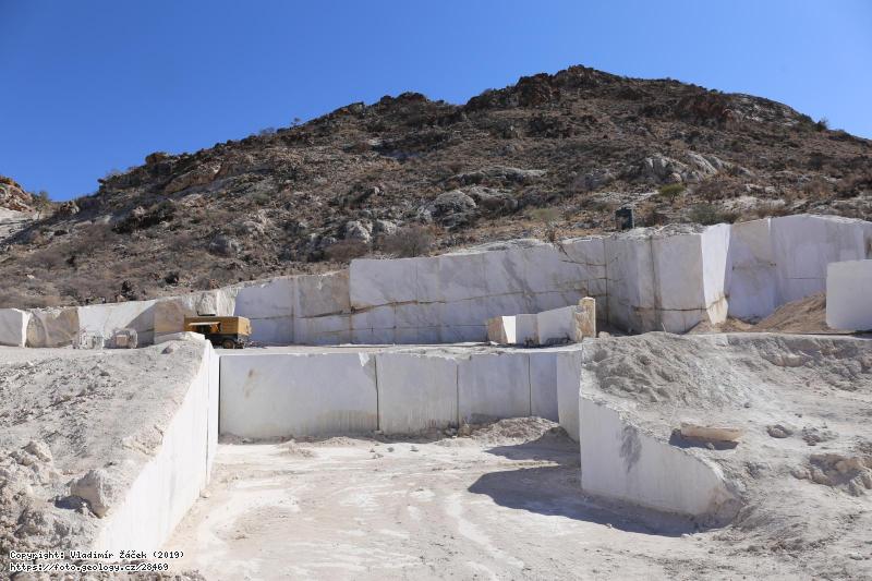 Fotografie Karibib - mramorov� lom: Mramorov� lom u Karibibu v Nam�bii, 