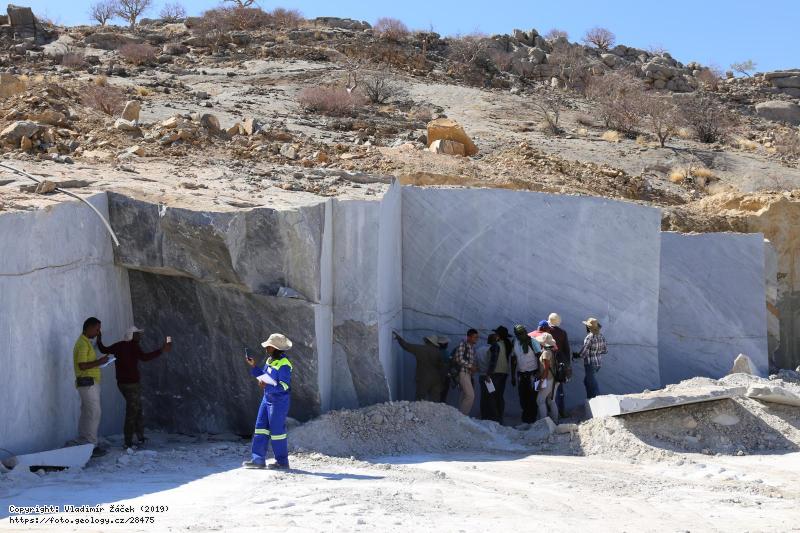 Fotografie Karibib - mramorov� lom: Mramorov� lom u Karibibu v Nam�bii, 