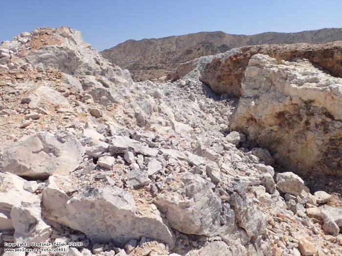 Photo Helikon pegmatite: Li-bearign pagmatite Helikon in Namibia, 