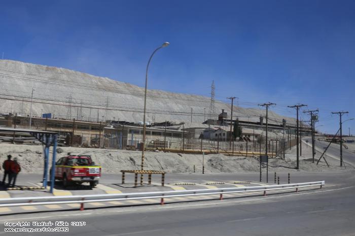 Photo Chuquicamata: Chuquicamata copper mine in Chile - processing plant, 