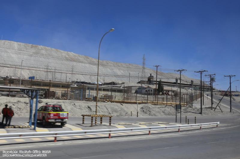 Fotografie Chuquicamata: M�d�n� d�l Chuquicamata v Chile - �pravna, 