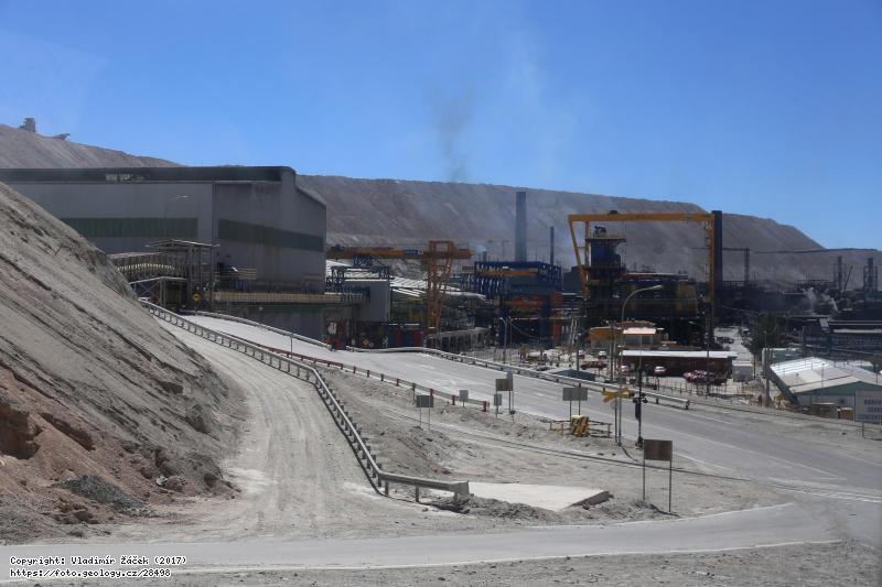 Fotografie Chuquicamata: M�d�n� d�l Chuquicamata v Chile - �pravna, 