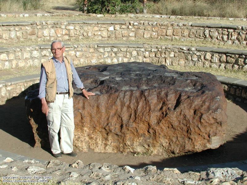 Fotografie Meteorit Hoba: �elezn� meteorit Hoba v Nam�bii, 