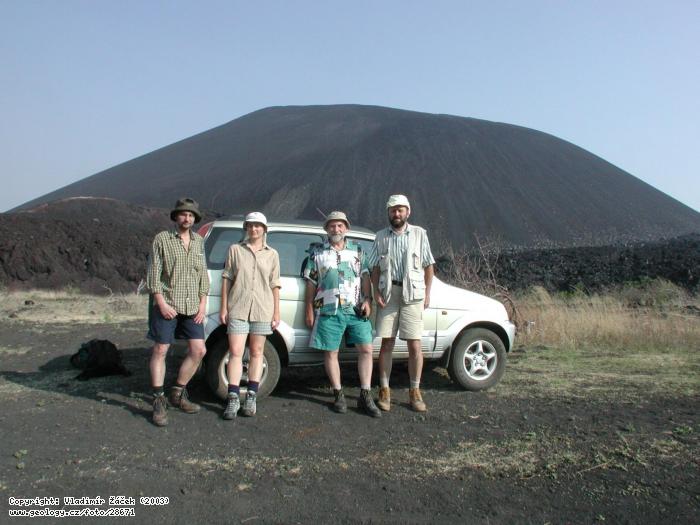 Fotografie Vulkn Cerro Negro: Aktivn vulkn Cerro Negro v Nikaraguy, 