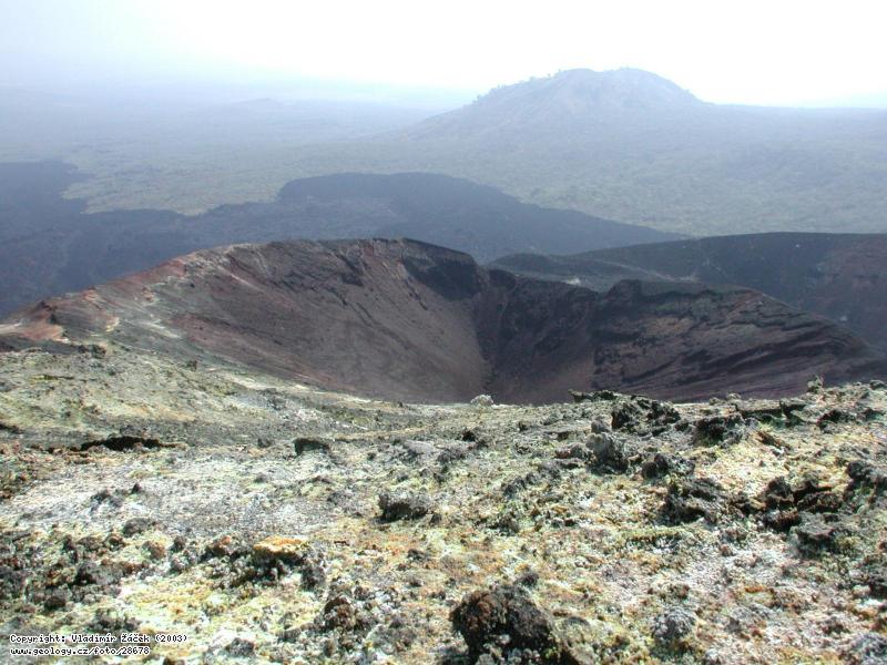 Fotografie Vulkn Cerro Negro: Aktivn vulkn Cerro Negro v Nikaraguy, 