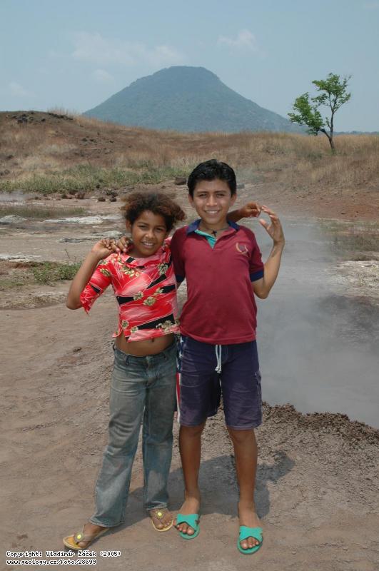 Fotografie Los Hervideros, Nikaragua: Hydrotermln pole Los Hervideros u San Jacinto v Nikaraguy, 