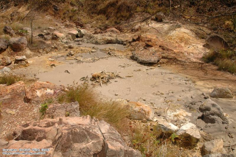 FOTO Vulkán Rincón de la vieja: Hydrotermální pole pod aktivním vulkánem Rincón de la Vieja v Kostarice, Fotografie Vulkán Rincón de la vieja: Hydrotermální pole pod aktivním vulkánem Rincón de la Vieja v Kostarice,