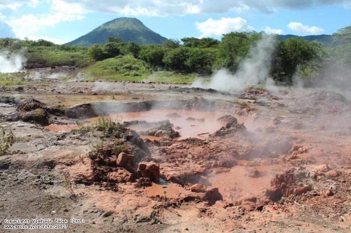 Photo Los Hervideros: Geothermal field Los Hervideros at San Jacinto in Nicaragua, 