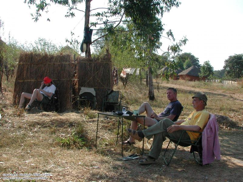 FOTO Kemp expedice v Zambii: Kemp expedice ve smaragdové zóně v oblasti Kafubu v Zambii, Fotografie Kemp expedice v Zambii: Kemp expedice ve smaragdové zóně v oblasti Kafubu v Zambii,