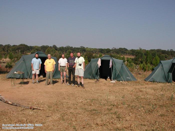 Photo Campsite in Zambia: Campsite in the emerald zone in Zambia, 