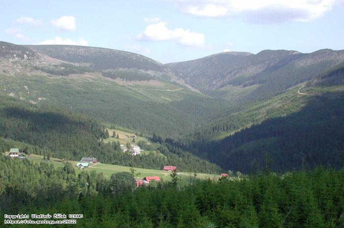 Fotografie Skaln tvar Pevnost : Skaln tvar na vrchu Pevnost v Krkonoch, 