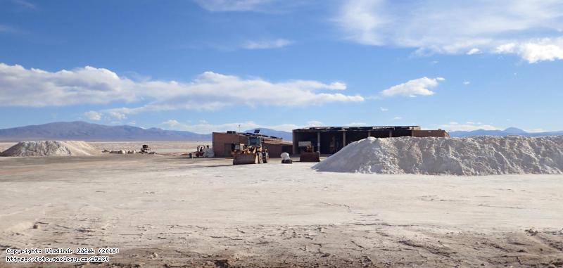 Fotografie Salinas Grandes: Salar Salinas Grandes v And�ch v Argentin�, 