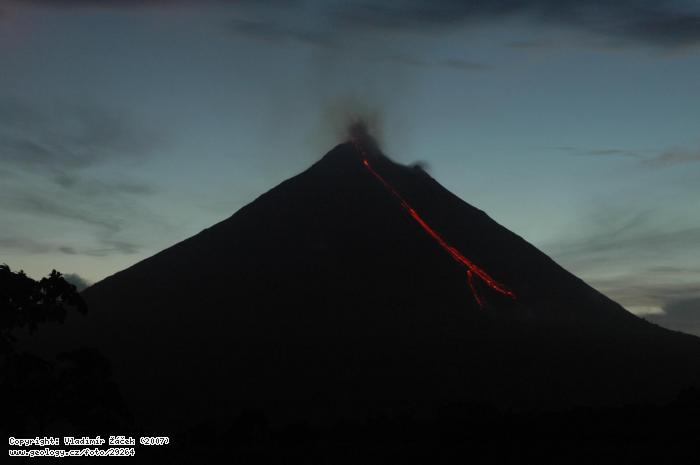 Fotografie Vulkn Arenal v Kostarice: Vulkn Arenal v Kostarice, 