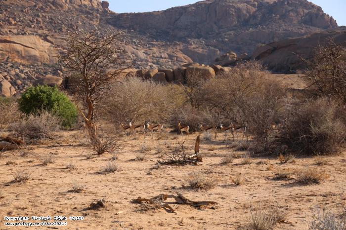 Fotografie Poho Erongo, Nambie: Zvtrvn granitu v poho Erongo v Nambii, 