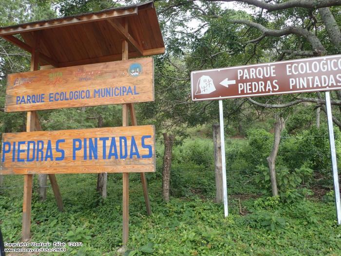 Fotografie Piedras Pintadas, Nikaragua: Piedras Pintadas, archeologick lokalita Geoparku Ro Coco, Nicaragua, 