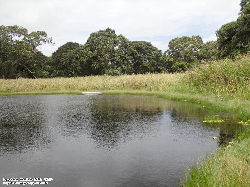 Fotografie Laguna La Bruja, Nikaragua: Laguna La Bruja, lokalita geoparku R�o Coco, Nikaragua, 