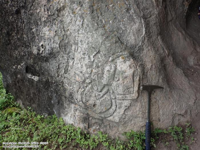 Photo Petroglyphs in Aguas Calientes, Nicaragu: Petroglyphs in Aguas Calientes geosite of the Geopark Ro Coco, Nicaragua., 