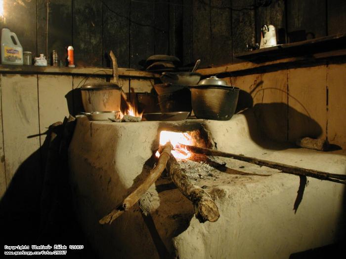 Fotografie Peas Blancas, Nikaragua: Rustikln ubytovn a kuchyn pod Peas Blancas, Nikaragua, 
