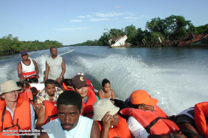 Fotografie Pearl Lagoon: Karibsk pobe a vesnice Pearl Lagoon, Nikaragua, 