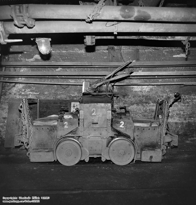 Fotografie : Elektrická důlní lokomotiva Siemens-Halske, 