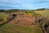 Foto z dronu od silnice Číhaná-Babice. Ve spolupráci s I. Rozkošným, Jan..