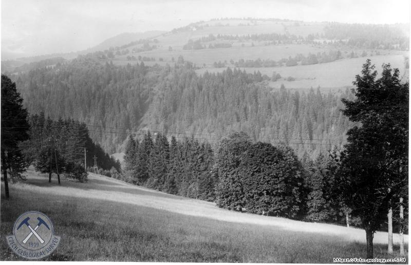 Fotografie Pohled do �dol� Vydry a K�emeln�: Pohled do �dol� Vydry a K�emeln�, Jelenov