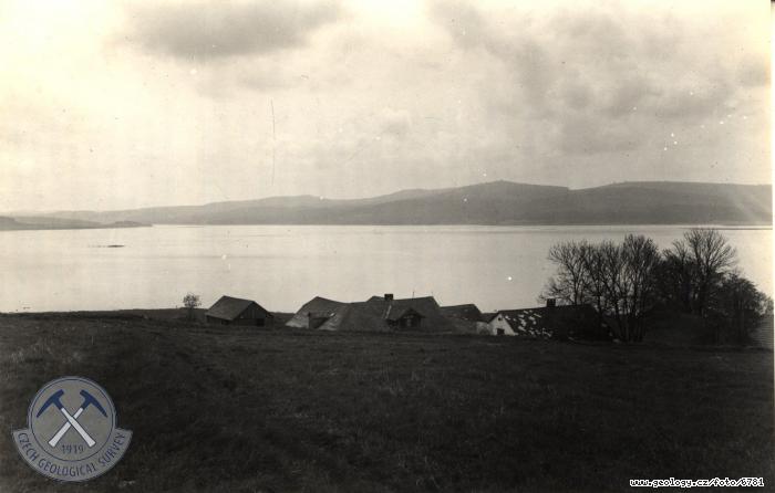 Fotografie : Pan.snm. t..plncho se jezera v.d.Lipno v mst jeho nejv.e., Doln Vltavice