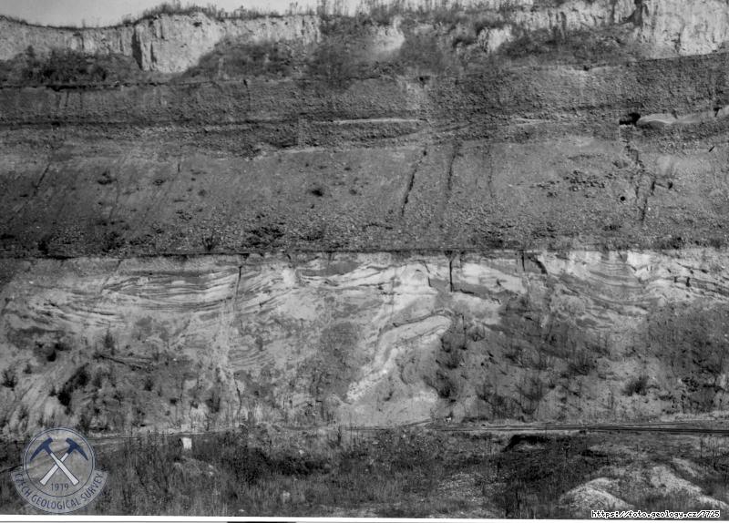 Fotografie : P�skov� d�l - spra�ov� hl�ny, fluvi�ln� �t�rkop�sky a fluvioglaci�ln� p�sky ve v�ch.st�n� dolu., Z�b�eh nad Odrou