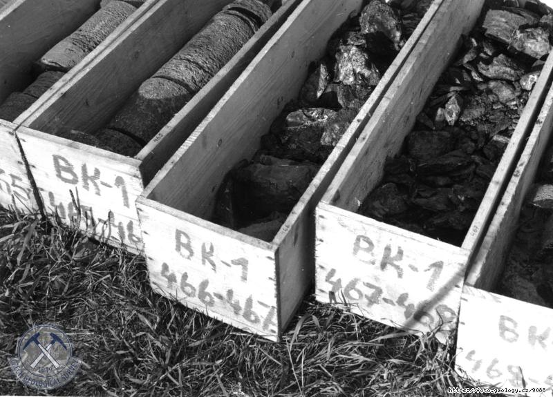 Fotografie : J�dra vrtu KB-1., Borek u Opatovic nad Labem