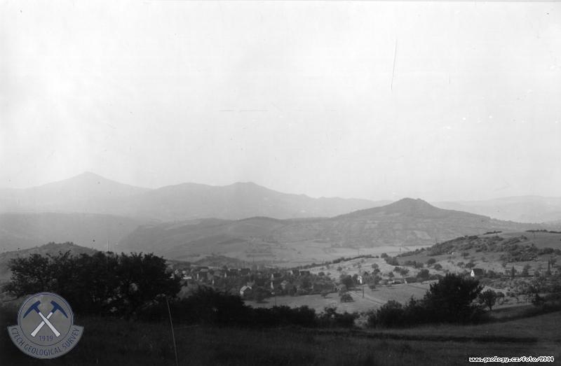 Fotografie : Panorama ternu mezi vrchem Bdnic a Litomicemi., Litomice